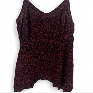 Torrid Pink and Black Leopard Camisole